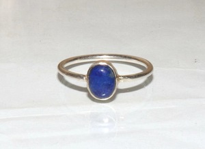 Bague en pierre précieuse Sodalite faite à la main en argent 925 élégant bleu bijoux de mariage cadeau pour les femmes - Product Image 4