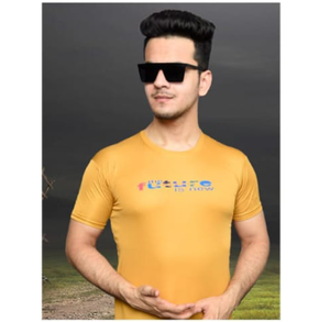 Media camiseta funcional de uso diario para hombre con ligero suave para comodidad de verano - Product Image 4