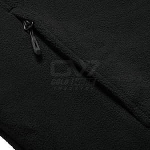 Veste polaire entièrement zippée Veste polaire d'hiver unie à col rabattu de couleur unie fabriquée au Pakistan - Product Image 5