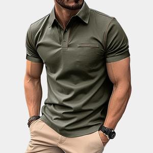 Summer Men's Short Sleeve for <b>Shirt</b> Solid Organic Cotton <b>Flannel</b> Breathable Casual Outdoor Use - Product Image 2
