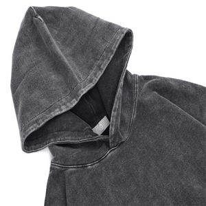 Sweat à capuche thermique pour homme de haute qualité, 100% coton, imprimé, design streetwear, avec cordon de serrage - Product Image 2