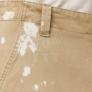 Shorts cargo tendance en coton avec poches pour hommes, vêtements de travail décontractés OEM, vente en gros de pantalons courts - Product Image 5