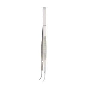 Gerald Micro Tissue Forceps 18cm Curved 1,5mm Tip con 1x2 Dientes Fórceps quirúrgicos juego dental instrumentos quirúrgicos - Product Image 5
