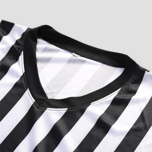 Chemise d'arbitre personnalisée par sublimation à bas quantité minimale de commande en polyester de haute qualité chemises et hauts uniformes d'entraînement de football - Product Image 4