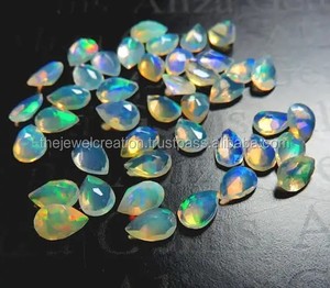 ลูกแพร์ตัดเหลี่ยมเพชรพลอยโอปอลจากเอธิโอเปียธรรมชาติขนาด3มม. 4มม. 5มม. แบบหลวมอัญมณีร้านค้าจำหน่ายออนไลน์สำหรับการทำเครื่องประดับ DIY - Product Image 1