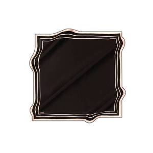 ผ้าพันคอไหมเครปซาตินทรงสี่เหลี่ยม 90x90 ซม. พิมพ์ลายโลโก้ สไตล์ฤดูร้อน - Product Image 1