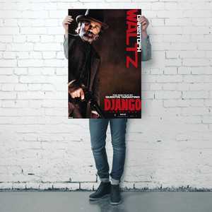Póster de la película Django Unchained del personaje Dr. King Schultz interpretado por Christoph Waltz para decoración de pared - Product Image 2