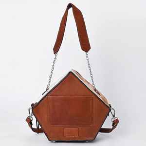 กระเป๋าใส่อาหารของชาวตะวันตกกระเป๋าคาดลำตัวแบบพรีเมี่ยมสำหรับผู้หญิงกระเป๋าหนังกลับสะพายข้าง - Product Image 4