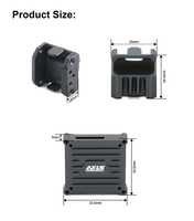 Adaptateur d'objectif en métal CNC léger Axisflying avec dissipateur de chaleur et protection pour les pièces de quadricoptère D-JI O4 Wide Air Unit