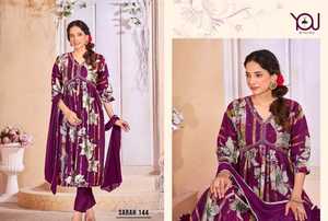 Mujeres indias Kurti Plazzo Venta al por mayor Precio más bajo Ropa étnica India Kurtis Mujeres Última colección Mercado textil - Product Image 5