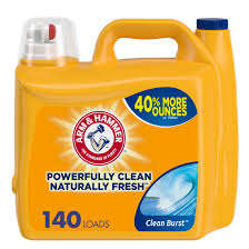 Detergente Líquido 3 en 1 Quitamanchas, Abrillantador de Telas Arm & Hammer, Eliminador de Olores, 60 Cargas - Product Image 5