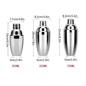 Coctelera Elegante de Acero Inoxidable Diseñada para Hogares, Ideal para Celebraciones Festivas y Servir con Estilo en Fiestas - Product Image 5