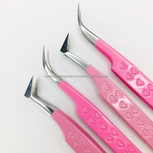 Pinzas Profesionales para Pestañas, Ecológicas, de Acero Inoxidable, Antimagnéticas, Duraderas, con Logotipo Personalizado, para Extensión de Pestañas y Volumen de Cejas - Product Image 6