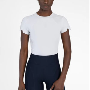 Camiseta Deportiva de Manga Corta para Mujer, Transpirable, para Montar a Caballo, Fabricante OEM, Capa Base para Equitación - Product Image 1