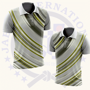 100% algodón poliéster personalizable para hombre para Polo ajuste Regular manga corta patrón sólido impreso tela de punto - Product Image 3