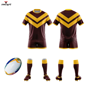 2025 nuevo estilo personalizable Rugby entrenamiento deportes uniformes tela transpirable sublimación impreso Rugby uniformes Kit para la venta - Product Image 3