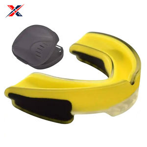 Meilleur matériau fait à la main Soins des dents Protège-dents Couleur jaune Bonne vente Nouveau design Protège-dents de boxe personnalisable - Product Image 2