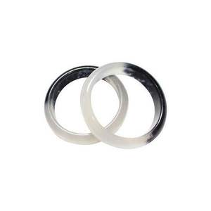 Resin napkin rings with <b>elegant</b> rose gold accents perfect for romantic dinner settings weddings or bridal <b>showers</b> - Product Image 2