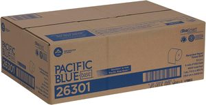 Pacific Blue Basic Recycled Hardwound <b>Paper</b> Towel Rolls, Brown Kraft, 8” x 800 Feet/Roll, 6 Rolls/Case (26301) - Product Image 5