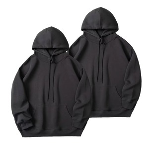 Sudadera con capucha de calidad superior para hombre para invierno, ropa de gran tamaño con patrón sólido personalizado con diseño de logotipo frontal - Product Image 1