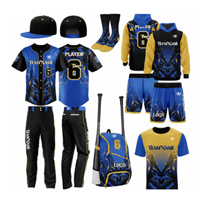 Uniformes de Béisbol al por Mayor, Paquetes de Equipos, Sudaderas Sublimadas, Chaqueta, Pantalones Cortos, Mochila - Product Image 1