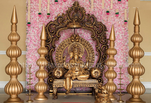 รูปปั้นพระพิฆเนศ, รูปปั้นพระพิฆเนศสำหรับงานแต่งงานกัวจาราติสหราชอาณาจักร DST exports หรูหรา vinayaka ไอดอลสำหรับตกแต่งพูจาแบบดั้งเดิมการออกแบบพระพิฆเนศ - Product Image 6