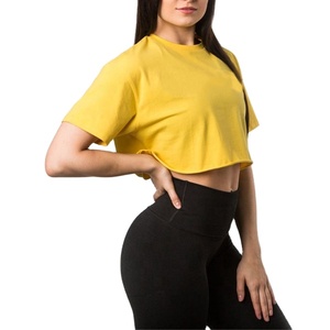 Women's Workout Short Sleeve <b>Shirts</b> <b>Loose</b> Top <b>Crop</b> Femme Athletic Gym <b>Shirt</b> Casual Yoga <b>T</b>-<b>Shirt</b> <b>Crop</b> Top Oversize Mujer - Product Image 3