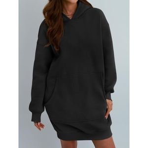 Fourniture directe en usine OEM et ODM Services Sweats à capuche pour femmes Nouveau design Sweats à capuche multicolores de haute qualité pour dames - Product Image 4