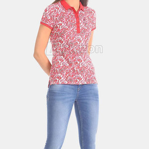 Camisas sublimadas ligeras para mujer, camisas sublimadas de algodón estampadas para mujer, proveedor mayorista - Product Image 2