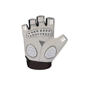 Guantes de bicicleta antideslizantes sin dedos hechos a medida de alta calidad con logotipo personalizado Guantes de carreras con relleno de gel para unisex - Product Image 3