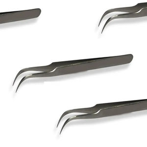 Best Quality Lash Extensions <b>Tweezers</b> Custom Logo Accessories Tool <b>Eyelash</b> <b>Tweezers</b> Rose Gold Diamond Grip <b>Tweezers</b> - Product Image 3