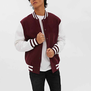 Custom Wool Chenille Embroidery <b>Baseball</b> Letterman <b>Jackets</b> Women 2025 Vintage Customized Color Leather Sleeve Varsity <b>Jacket</b> - Product Image 4