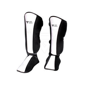 Muay Thai-espinilleras ligeras para Kickboxing, protector de pie y rodilla para MMA y todos los deportes - Product Image 1