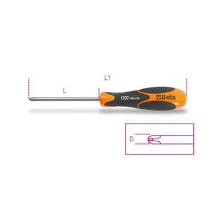 BETA tournevis cruciforme en acier inoxydable multi-pack pour Phillips efficace®Fixation à vis - Product Image 1