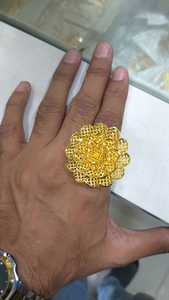 El mejor anillo de dedo de mujer chapado en oro Micro estilo Vintage, hebra de boda de perlas del fabricante indio, aleación de circón a granel de EE. UU. Europa - Product Image 3