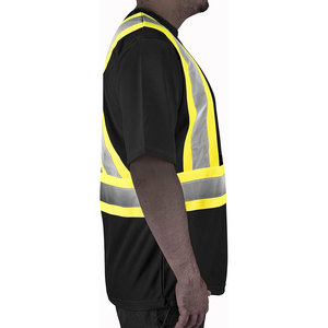 Pakistan Manufacturer Safety Reflective T-<b>shirt</b> Custom Design Custom Color Safety Reflective T-<b>shirt</b> - Product Image 6