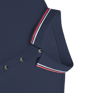 Polo à la mode pour hommes, logo personnalisé OEM, 100% coton, manches courtes, sublimation ou marque brodée - Product Image 3