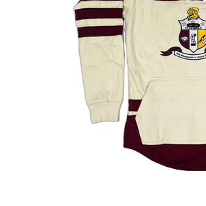 Sudadera con capucha personalizada para hombre, logotipo universitario, fraternidad, antiencogimiento, 340g, estampado polar, poliéster/algodón, otoño - Product Image 5