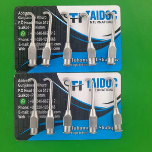 10 pièces de canules sinusales, tubes d'aspiration de 4 mm, instruments dentaires chirurgicaux, implants de 6 pouces, nouveaux instruments - Product Image 1