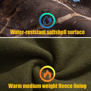 เสื้อแจ็คเก็ตสำหรับล่าสัตว์แบบซิป คุณภาพสูง ระบายอากาศ กันลม กันน้ำ เนื้อผ้านุ่ม สำหรับนักล่ากวาง ใช้ในฤดูหนาว แบบยุทธวิธี ปรับแต่งได้ - Product Image 4