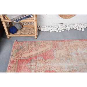 พรมตุรกีวินเทจ ขนาด 3.2x7.2 ฟุต พรมลายดอกไม้สีเบจ - Product Image 5