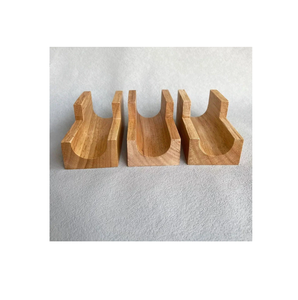 8 pièces rectangulaires en bois taco servant des tacos avec poignée pour la fête de ménage pièce en gros avec vente - Product Image 4