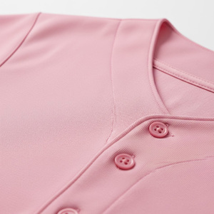 ชุดฝึกซ้อมเบสบอลชาย ชุดกีฬาทีมแบบกำหนดเอง โรงงาน OEM ออกแบบเอง ด้านหน้าระบายอากาศ แห้งเร็ว 100% โพลีเอสเตอร์ - Product Image 6