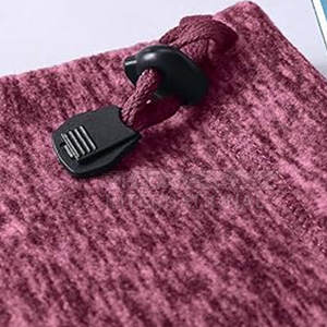 Calentador de Cuello Térmico Ajustable MONRAZ INTERNATIONAL, Bufanda de Invierno de Felpa Suave de Poliéster/Algodón, Diseño Tejido con Cordón Ajustable, Personalizable - Product Image 4