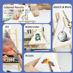 <span class=keywords><strong>Toile</strong></span> <span class=keywords><strong>tendue</strong></span> 100% coton en forme de <span class=keywords><strong>triangle</strong></span> de 30cm pour la peinture, fournitures d'art, <span class=keywords><strong>toile</strong></span> pour la peinture à l'huile et à l'acrylique - Product Image 6