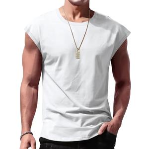 Nueva camiseta sin mangas para hombre para verano ocio deportes suelta camiseta sin mangas transpirable para hombre - Product Image 4