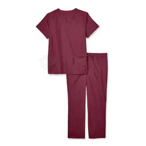 New Style Nurse Uniform Custom Made Factory Price Hospital Wear Scrub Suit Set For Nursing