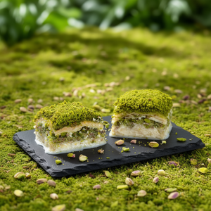 Baklava Dingin Bentuk Kotak Kacang Beku Dikemas dalam Kotak