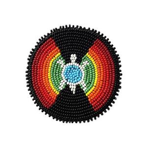 Handmade Coasters in Green for Beaded <b>Heart</b> <b>Shape</b> for Dining Colorful Home Decor Table Covering Mats & Pads Packaged in <b>Box</b> - Product Image 4