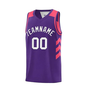 Camiseta de baloncesto juvenil de malla de poliéster roja de diseño personalizado conjunto de uniforme deportivo de calidad superior técnicas transpirables e impresas - Product Image 2